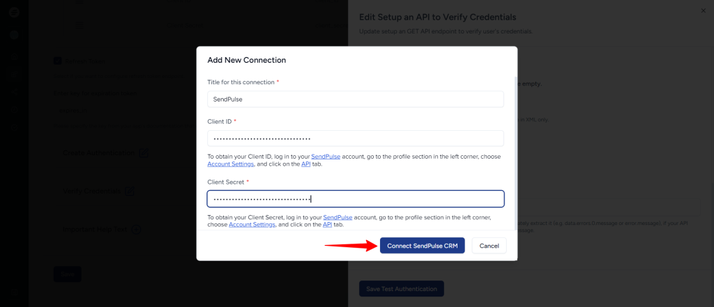 How to Set-Up the Integration Based on Auth Type Session Auth - OttoKit
